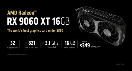 AMD Radeon RX 9060 XT tanıtıldı: 8GB VRAM için 300 dolar, 16GB için 350 dolar - Tekno Muaz