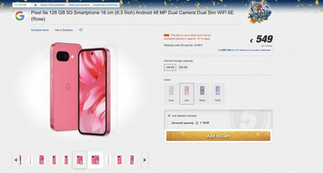 Google Pixel 9a Alman perakendeci listesinde görünüyor ve Birleşik Arap Emirlikleri'nde açık satışa sunuluyor.
Translated Title: Google Pixel 9a Alman perakendeci listesinde görünüyor ve Birleşik Arap Emirlikleri'nde açık satışta - Tekno Muaz