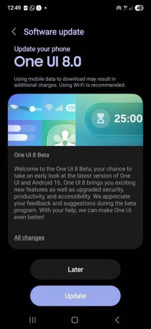 Galaxy A36, A35, A55 ve A54 modellerine ilk One UI 8 beta sürümü geldi, Galaxy S23 serisi de dahil oldu