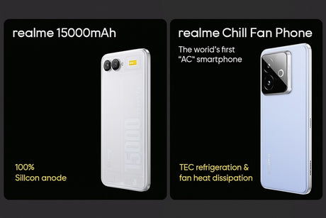 Realme, 15.000mAh ve Chill Fan telefon konseptlerini sergiliyor