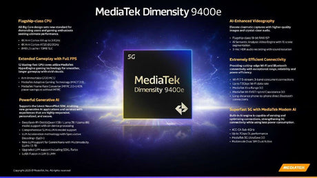 MediaTek, amiral gemisi cihazlar için Dimensity 9400e yonga setini duyurdu - Tekno Muaz