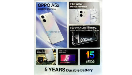 Oppo A5x pazarlama materyalleri sızdı, bazı temel özelliklerini ortaya çıkardı - Tekno Muaz