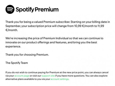Spotify, Premium aboneleri için en son fiyat artışını duyuruyor - Tekno Muaz