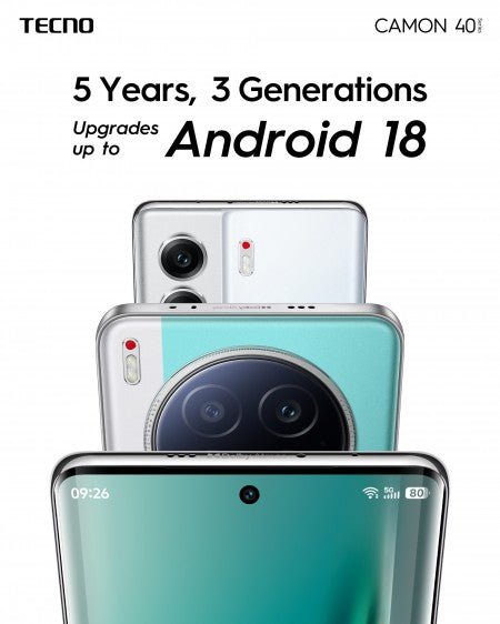 Tecno, Camon 40 serisi için 5 yıl yazılım desteği vaat ediyor. - Tekno Muaz