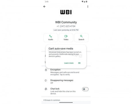 WhatsApp, başkalarının gönderdiğiniz medyayı otomatik olarak kaydetmesini engellemenize izin verecek - Tekno Muaz