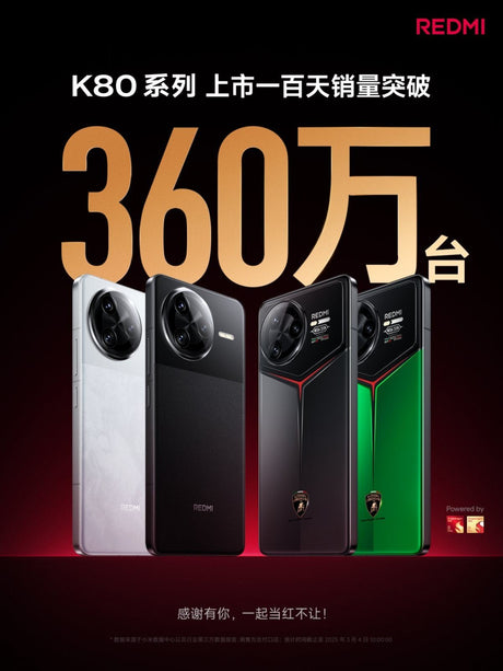 Xiaomi, 100 günde 3.6 milyon adet Redmi K80 satıyor - Tekno Muaz