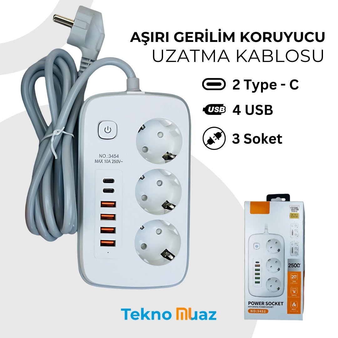 2500W Güç Kapasiteli Anti - Statik Priz | | TeknoMuaz