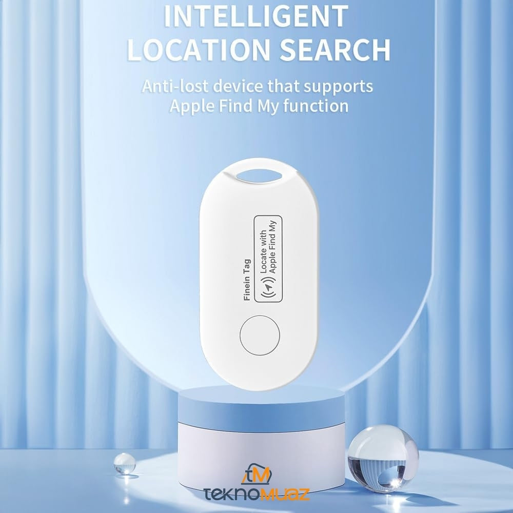 Finein Tag Akıllı Takip Cihazı -( Anahtarlar, Cüzdanlar, Bavullar, Arabalar ve Evcil Hayvanlar için) İphone İle Uyumlu