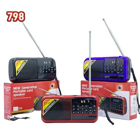 798 Müzik Çalar ürünü - Hoparlör kategorisi | Tekno Muaz