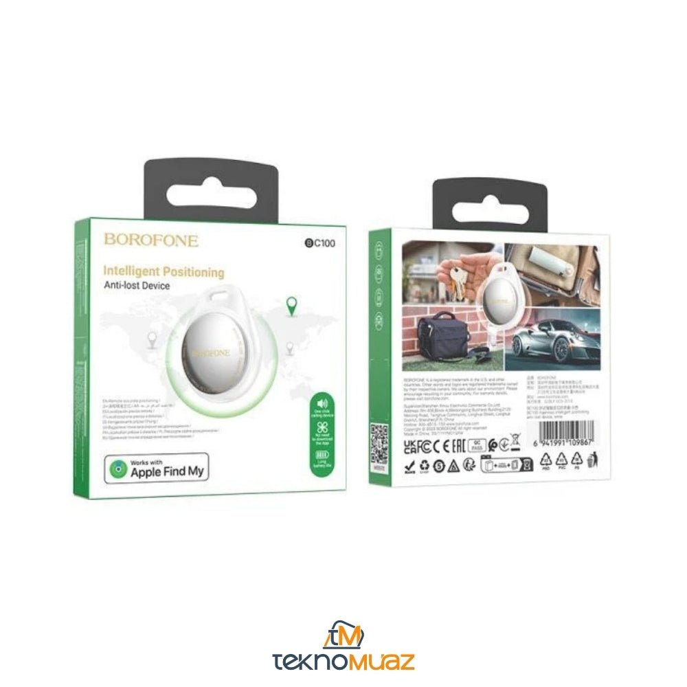 Borofone Air tag Akıllı Takip Cihazı Araç Takip Cihazı ( kedi - köpek - araç - bavul ) İphone İle Uyumlu ürünü - kategorisi | Tekno Muaz