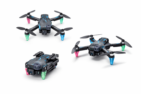 C195 Katlanabilir Drone | HD Kamera + LED Işık + Kolay Kullanım ürünü - Drone kategorisi | Tekno Muaz