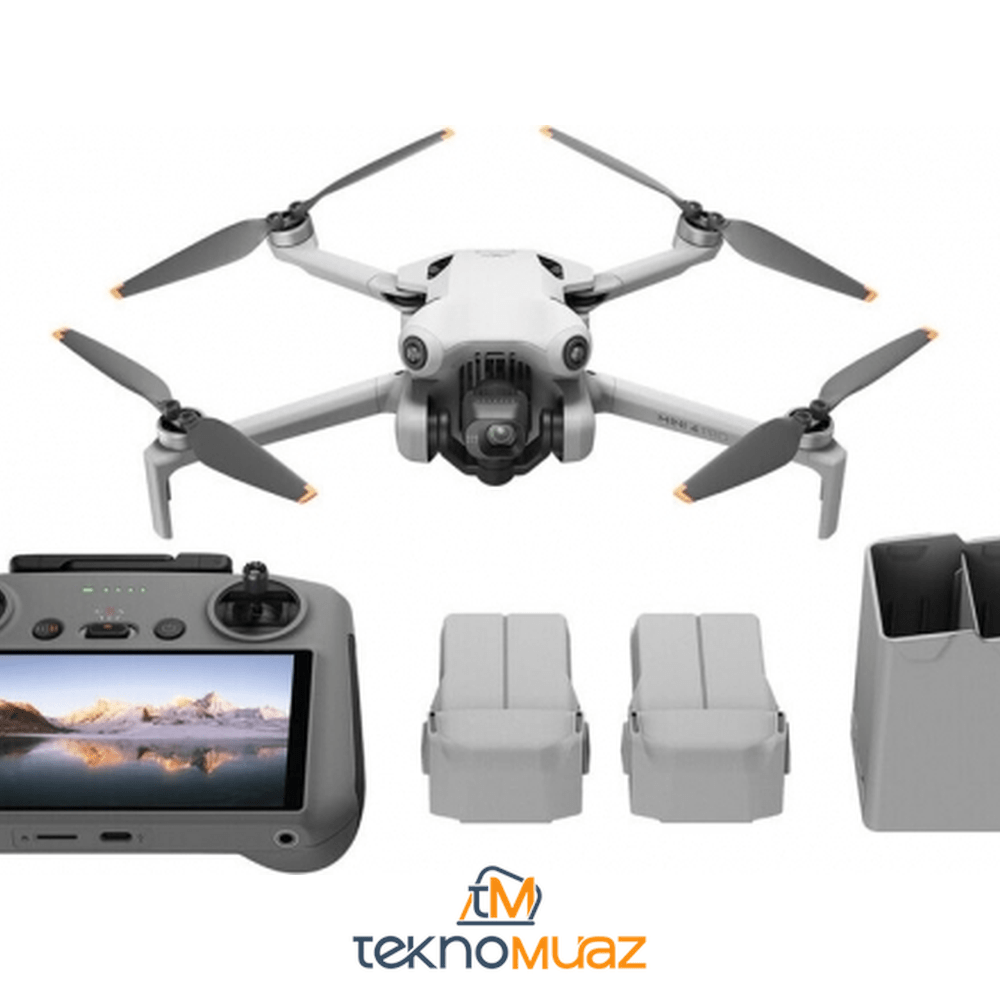 DJI Mini 4 Pro Fly More Combo Plus (DJI RC 2) Drone (CP.MA.00000740.01) | Drone | TeknoMuaz