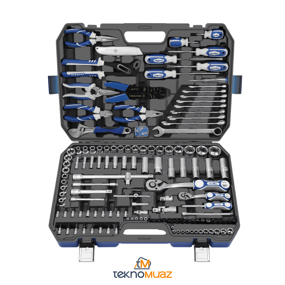 El Aletleri,Anahtar,Lokma ve Tornavida Seti – Manyetik Uçlu, Çok Amaçlı El Aleti Takımı Cırcırlı | Hırdavat | TeknoMuaz