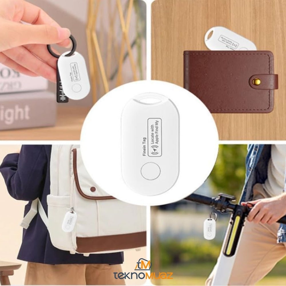 Finein Tag Akıllı Takip Cihazı - ( Anahtarlar, Cüzdanlar, Bavullar, Arabalar ve Evcil Hayvanlar için) İphone İle Uyumlu ürünü - Aksesuar kategorisi | Tekno Muaz
