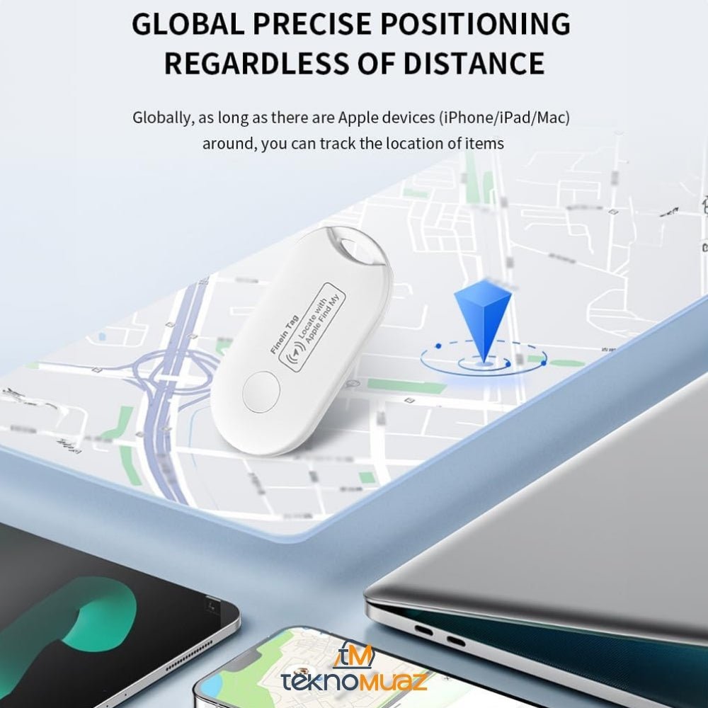 Finein Tag Akıllı Takip Cihazı - ( Anahtarlar, Cüzdanlar, Bavullar, Arabalar ve Evcil Hayvanlar için) İphone İle Uyumlu ürünü - Aksesuar kategorisi | Tekno Muaz