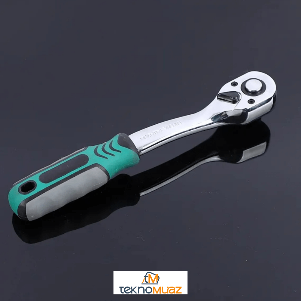 Germany 72 Diş Eğik Cırcır – 32 Parça 1/2 Lokma Takımı | CR - V Çelik Oto Tamir Seti | Hırdavat | TeknoMuaz