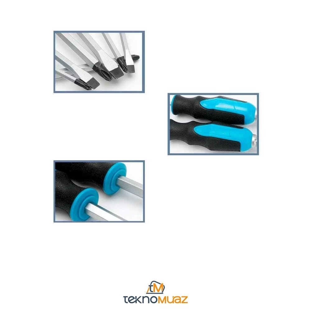 GOODKING OB - 10012 12 Parça Darbeli Tornavida Seti ürünü - Hırdavat kategorisi | Tekno Muaz