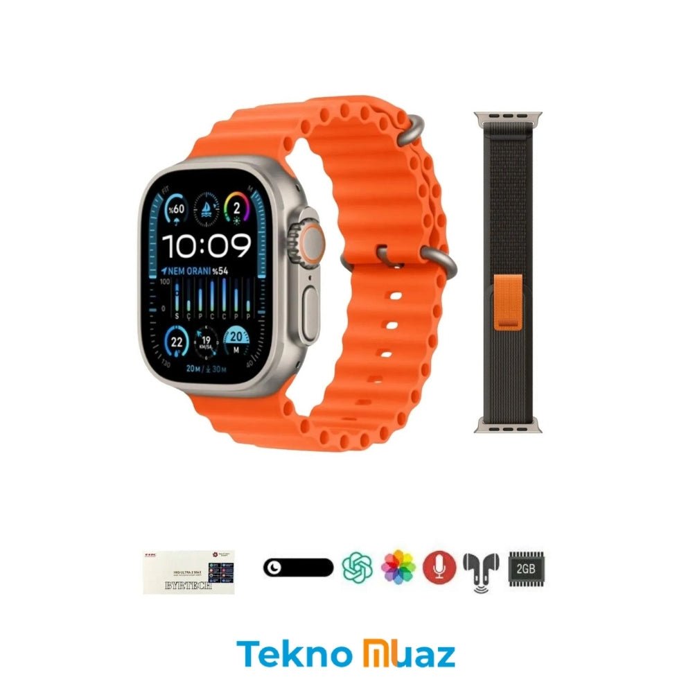HK9 ULTRA 2 49 MM Amoled NFC Akıllı Saat | | TeknoMuaz