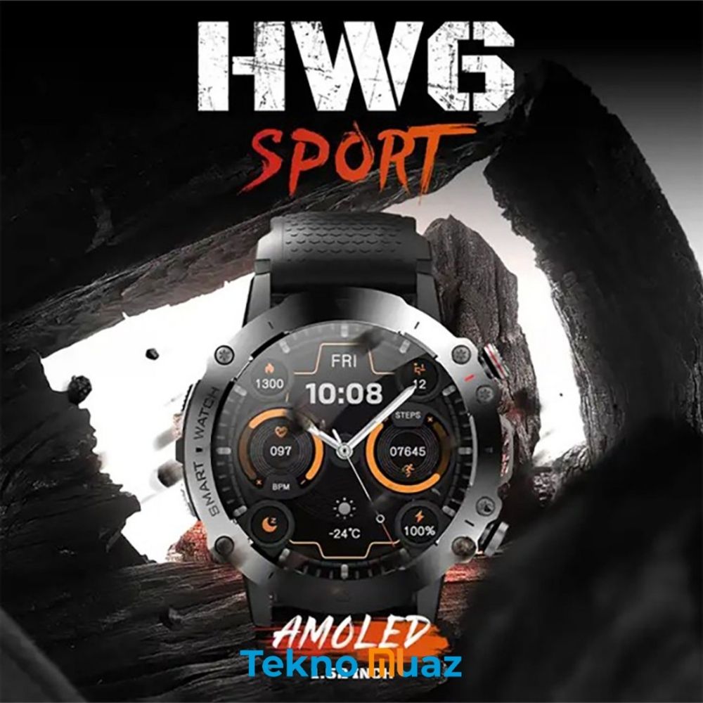 HW6 Sport Amoled Ekran Akıllı Saat | | TeknoMuaz