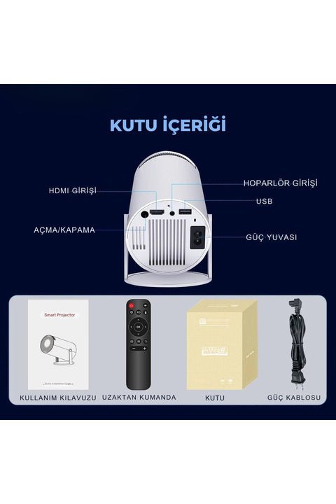 HY300 Bataryalı Android Projeksiyon ürünü - Drone kategorisi | Tekno Muaz