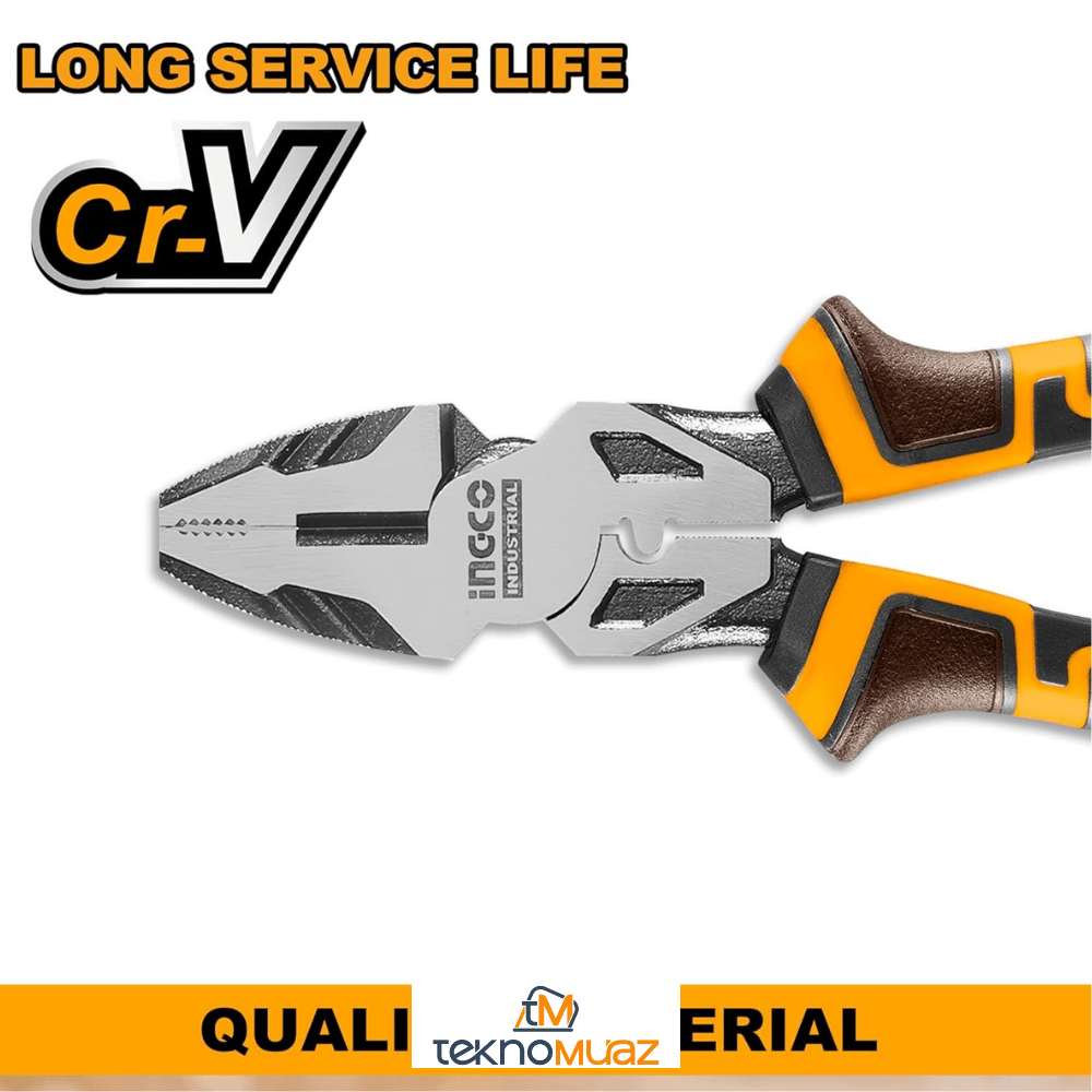 INGCO 7 Parça Pense Takımı – Profesyonel CR - V Çelik, Tuval Taşıma Çantalı | Hırdavat | TeknoMuaz