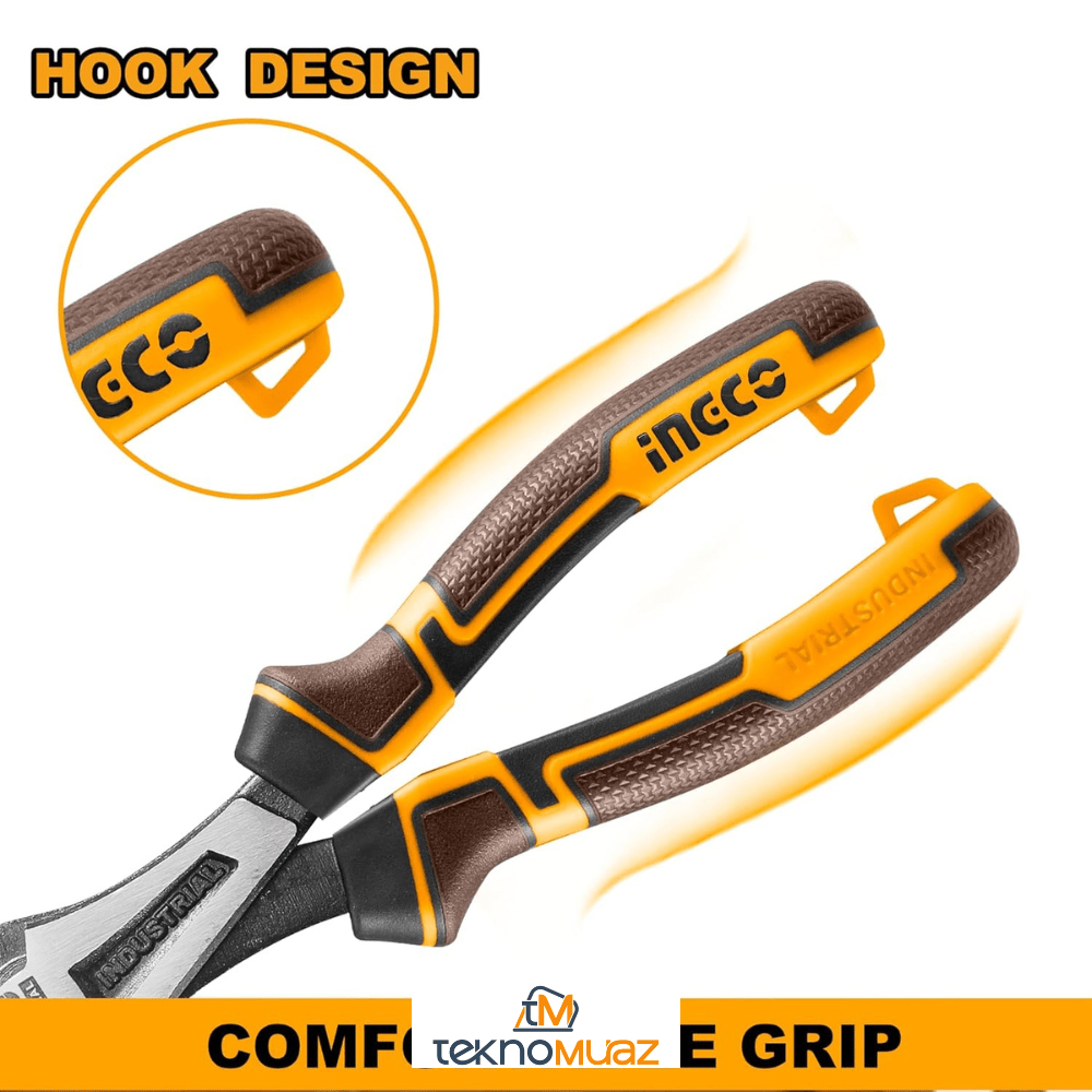 INGCO 7 Parça Pense Takımı – Profesyonel CR - V Çelik, Tuval Taşıma Çantalı | Hırdavat | TeknoMuaz