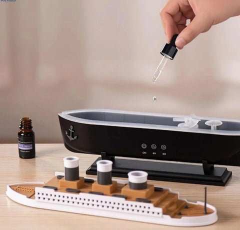 Jellyfish Gemi Tasarımlı Aroma Difüzör (LED Efektli) ürünü - Aksesuar kategorisi | Tekno Muaz