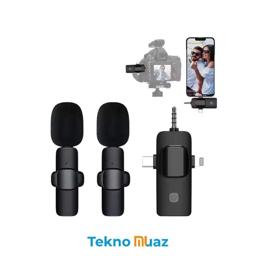 Kablosuz Yaka Mikrafonu K15 | | TeknoMuaz