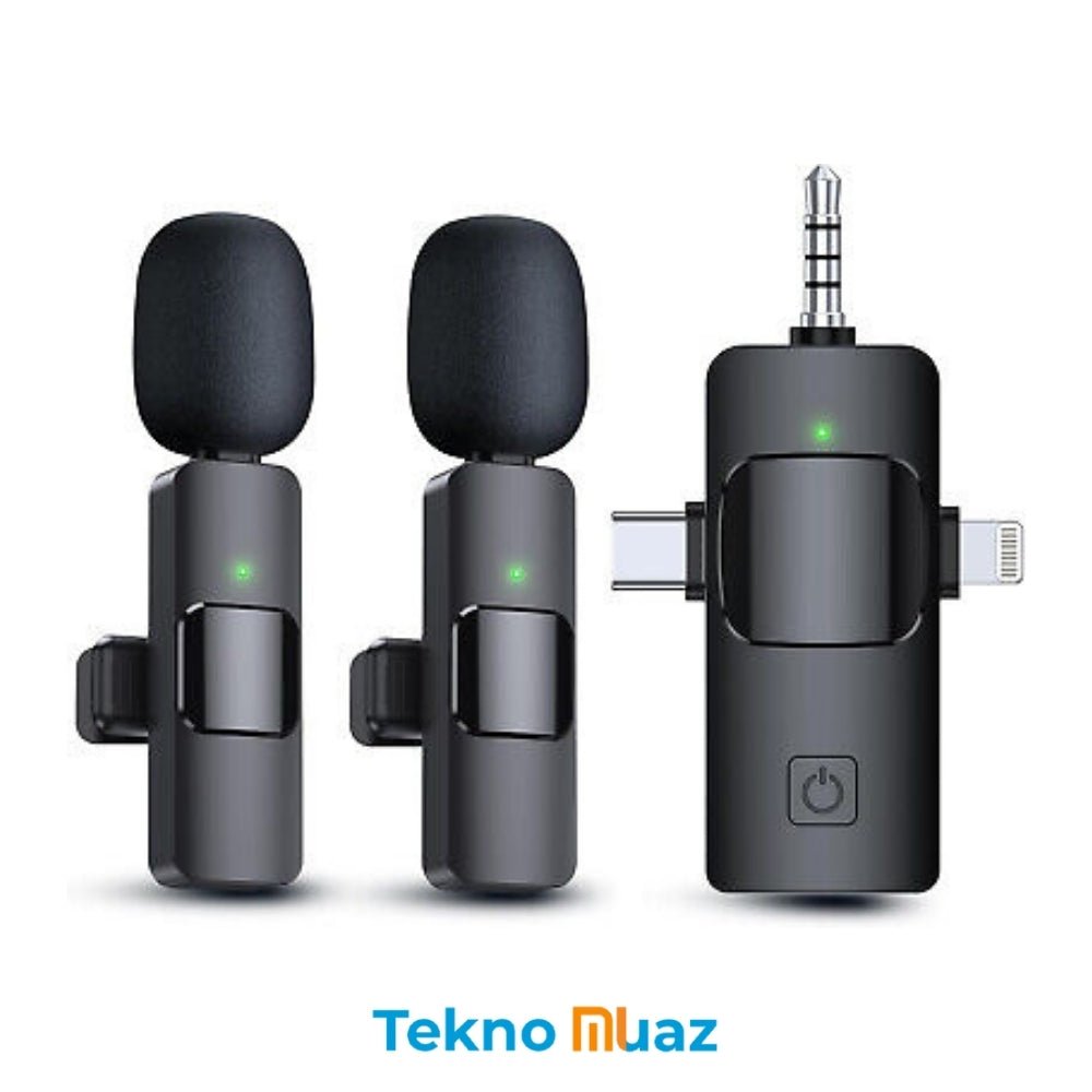 Kablosuz Yaka Mikrafonu K15 | | TeknoMuaz