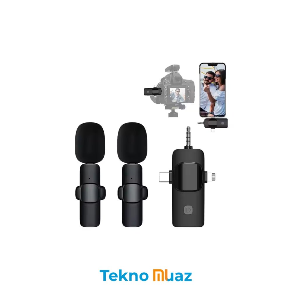 Kablosuz Yaka Mikrafonu K15 | | TeknoMuaz