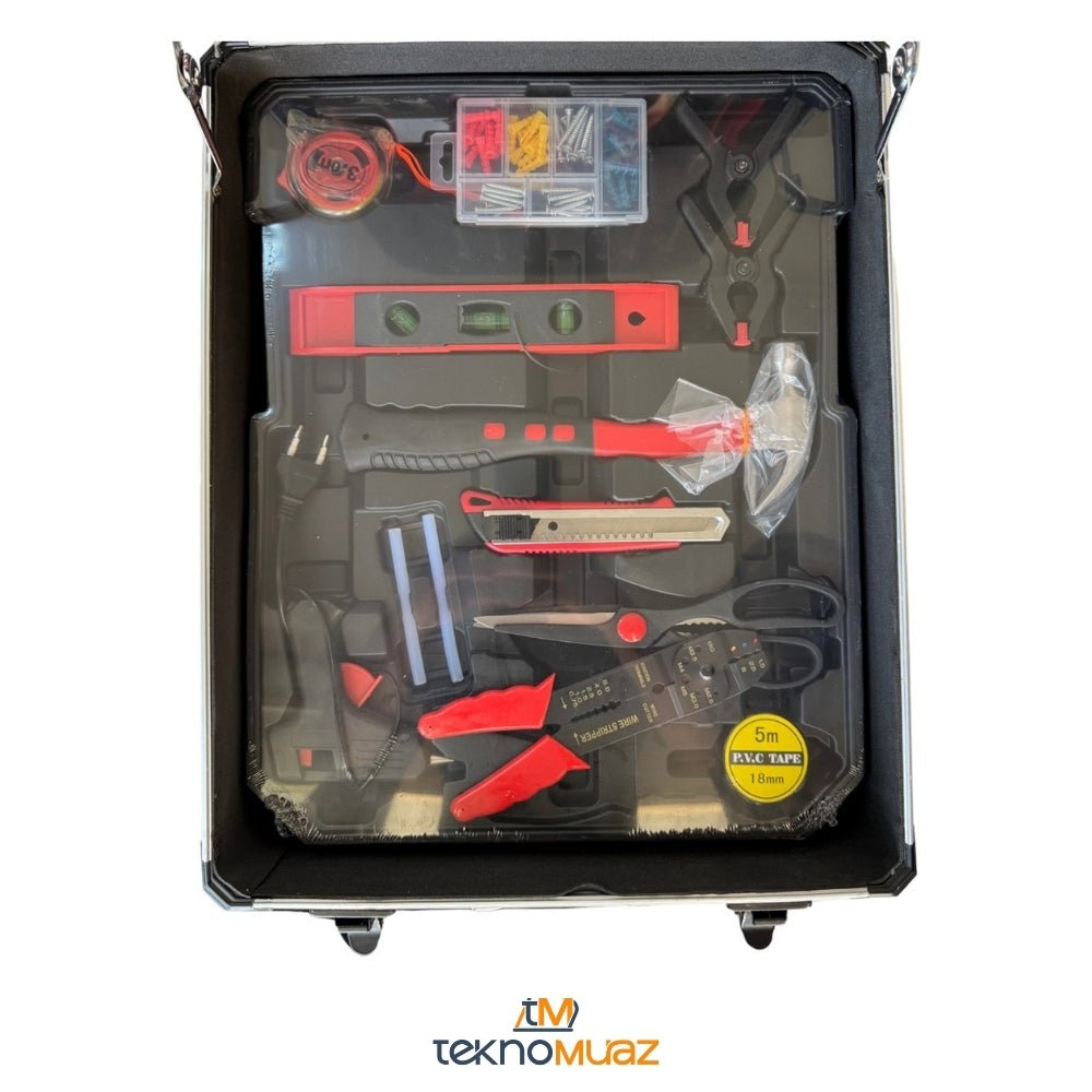 Lavoro 187 Parça Profesyonel Alüminyum Tekerlekli Takım Çantası ürünü - Hırdavat kategorisi | Tekno Muaz