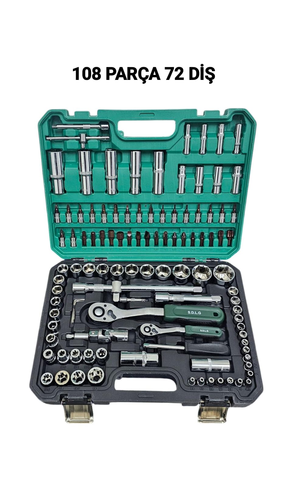 Lokma Takımı Cırcırlı 108 Parça 72 Diş | Hırdavat | TeknoMuaz