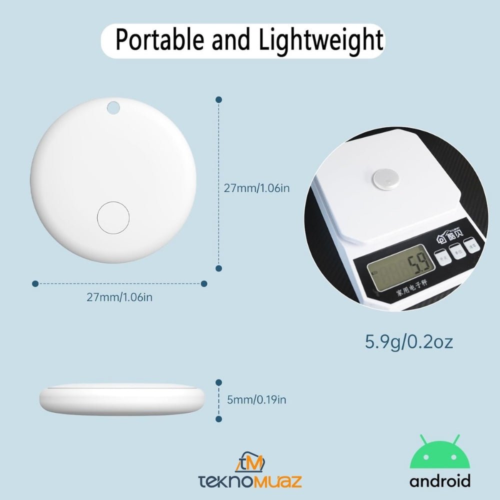 LOSHALL Air Tag (Anahtar, Bavul, Sırt Çantası, Cüzdan ve Evcil Hayvan Takip Cihazı ) ürünü - Aksesuar kategorisi | Tekno Muaz