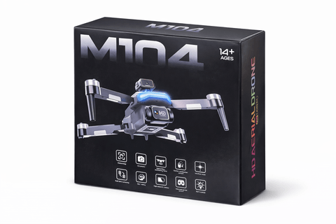 M104 Katlanabilir Drone | HD Kamera + Işıklı Tasarım + Kolay Uçuş ürünü - Drone kategorisi | Tekno Muaz