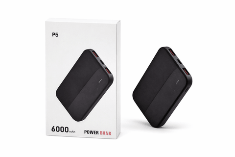 P5 6000 mAh Powerbank – Toptan Satış ürünü - Aksesuar kategorisi | Tekno Muaz