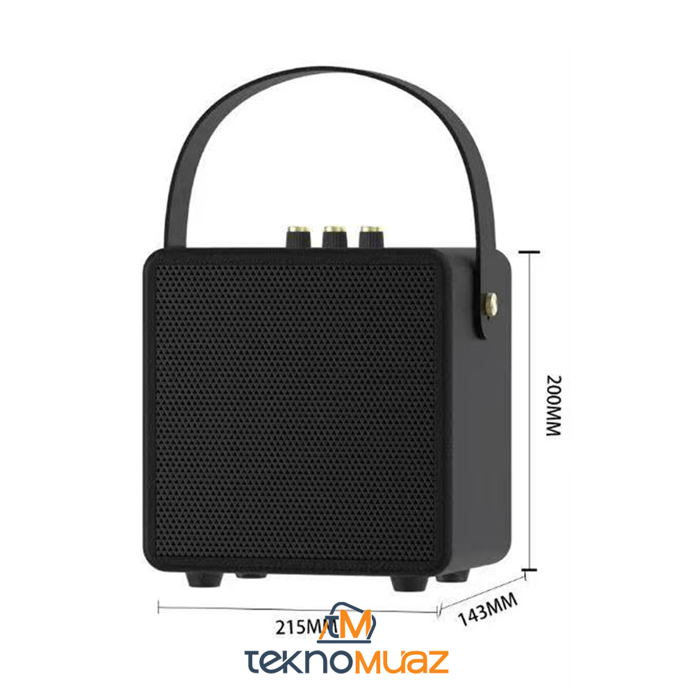 Retro Tarzı Taşınabilir Mini Hoparlör ABS - W1 ürünü - Hoparlör kategorisi | Tekno Muaz