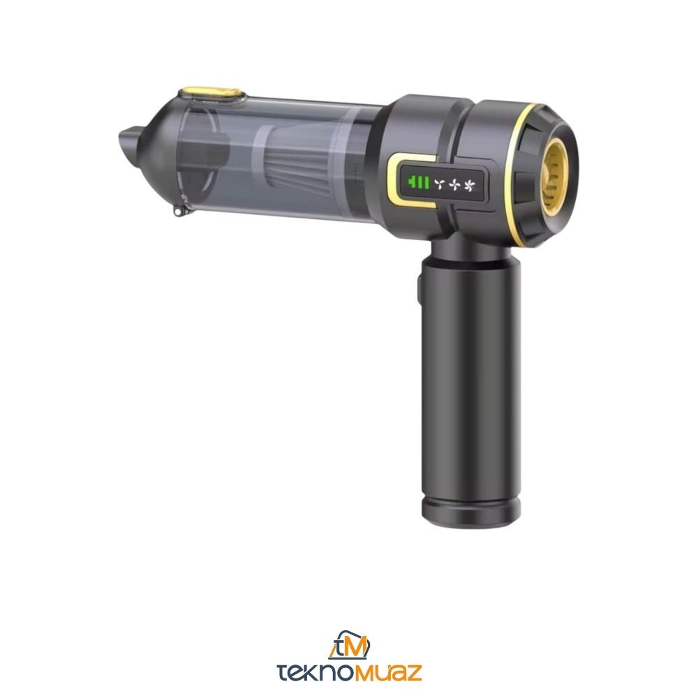 ST - 6697APLUS Kablosuz Taşınabilir Şarjlı Vakum Süpürge Yeni Açılabilir Başlık Araç - Oto - Ofis - Ev Temizliği 20000PA 3 Filtre ürünü - kategorisi | Tekno Muaz