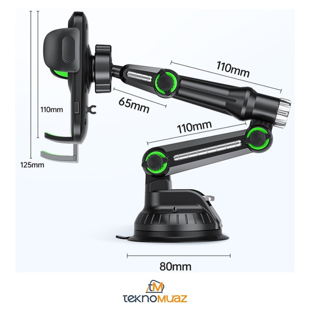 Vantuz Telefon Tutucu Ön Cam/Gösterge Paneli/Pencere Evrensel Vantuz Araç Telefonu Tutucu Dağı Yapışkan Jel Ped ile Uyumlu ürünü - kategorisi | Tekno Muaz