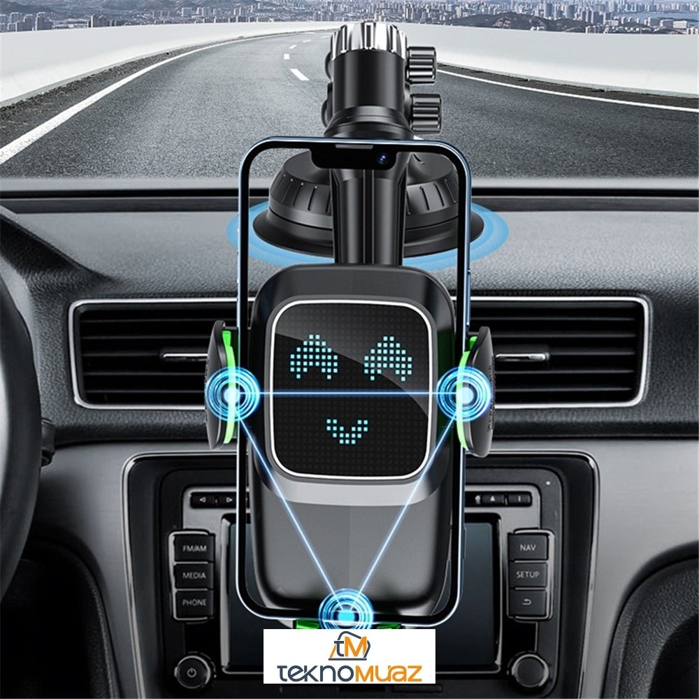 Vantuz Telefon Tutucu Ön Cam/Gösterge Paneli/Pencere Evrensel Vantuz Araç Telefonu Tutucu Dağı Yapışkan Jel Ped ile Uyumlu ürünü - kategorisi | Tekno Muaz