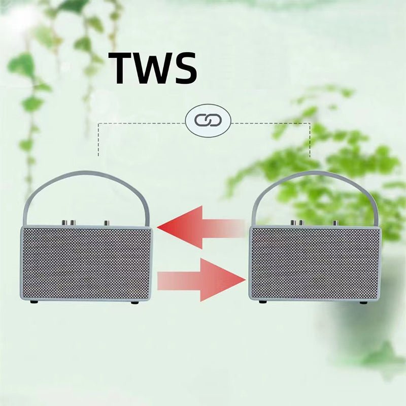 Vintage Bluetooth Bluetooth Retro hoparlör ABS - 3201W ürünü - Hoparlör kategorisi | Tekno Muaz