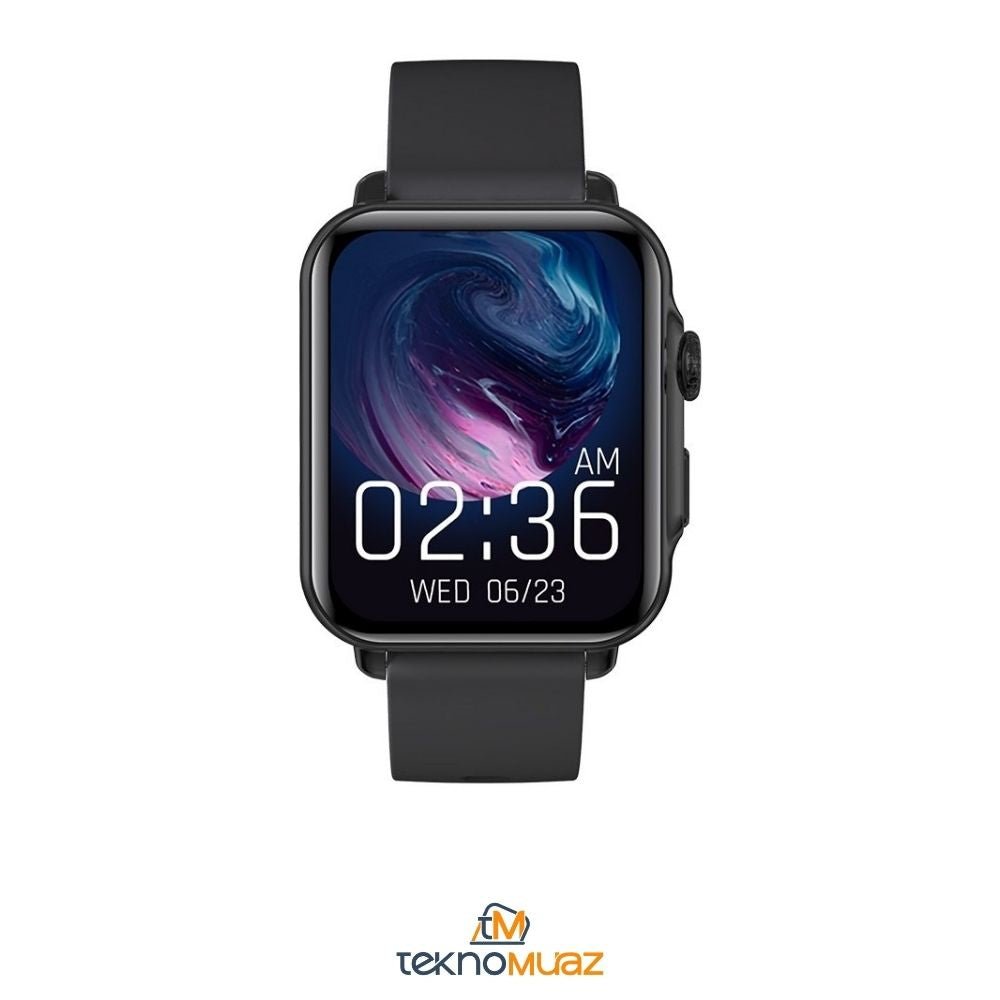 X - Level X - WearUltra Bluetooth Aramalı 47MM Akıllı Saat Siyah ürünü - Akıllı Saat kategorisi | Tekno Muaz