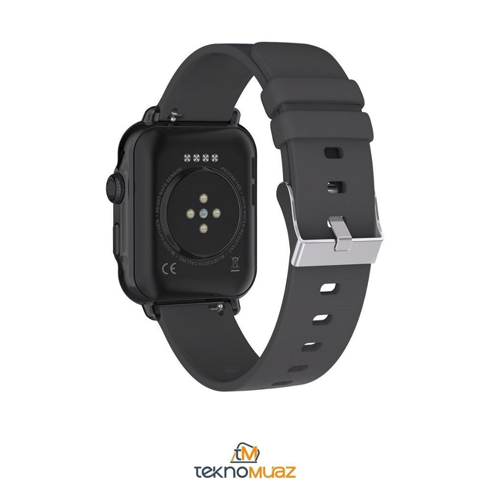 X - Level X - WearUltra Bluetooth Aramalı 47MM Akıllı Saat Siyah ürünü - Akıllı Saat kategorisi | Tekno Muaz