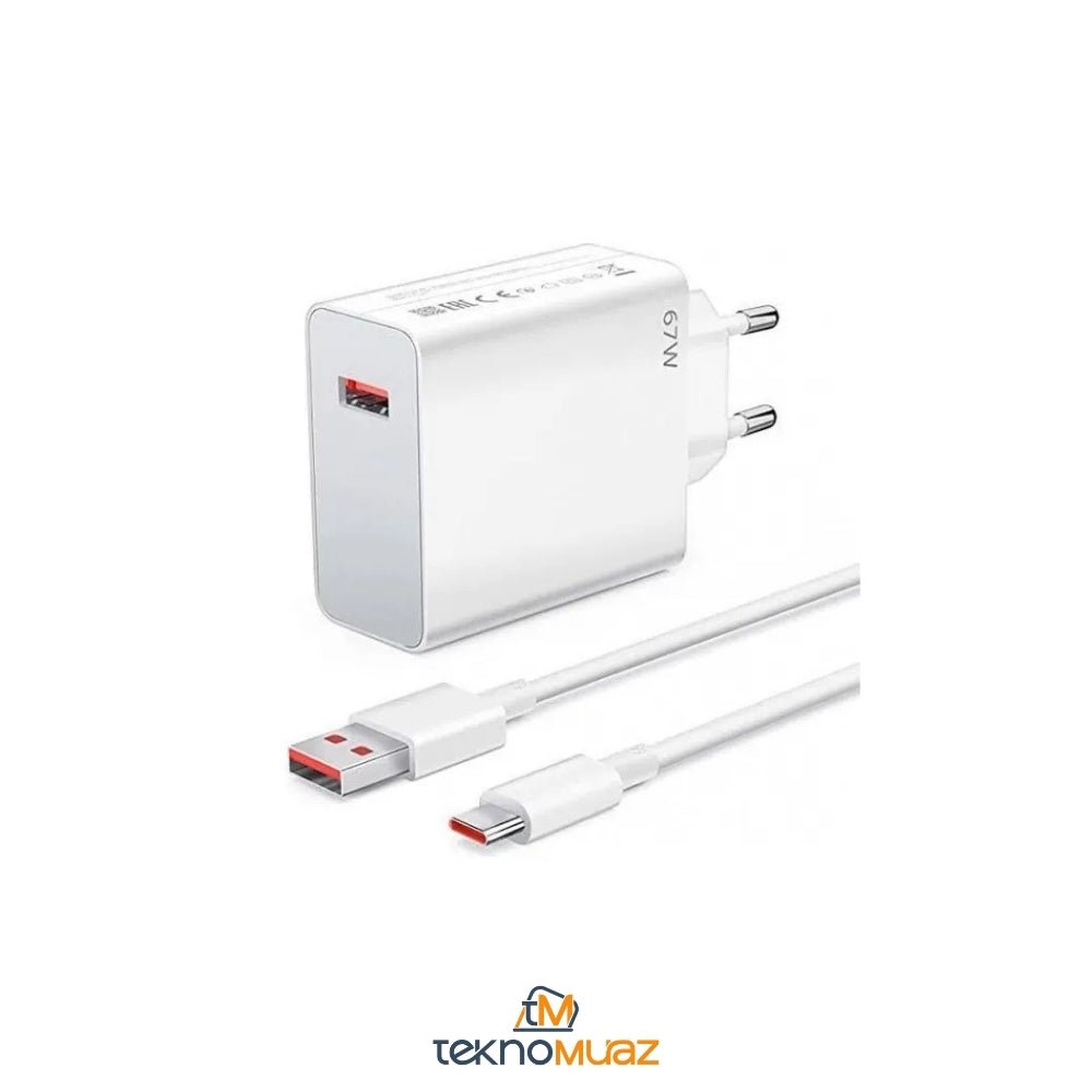 Xiaomi 67 Wat Şarj Takımı (çevirici dahil) ürünü - kategorisi | Tekno Muaz