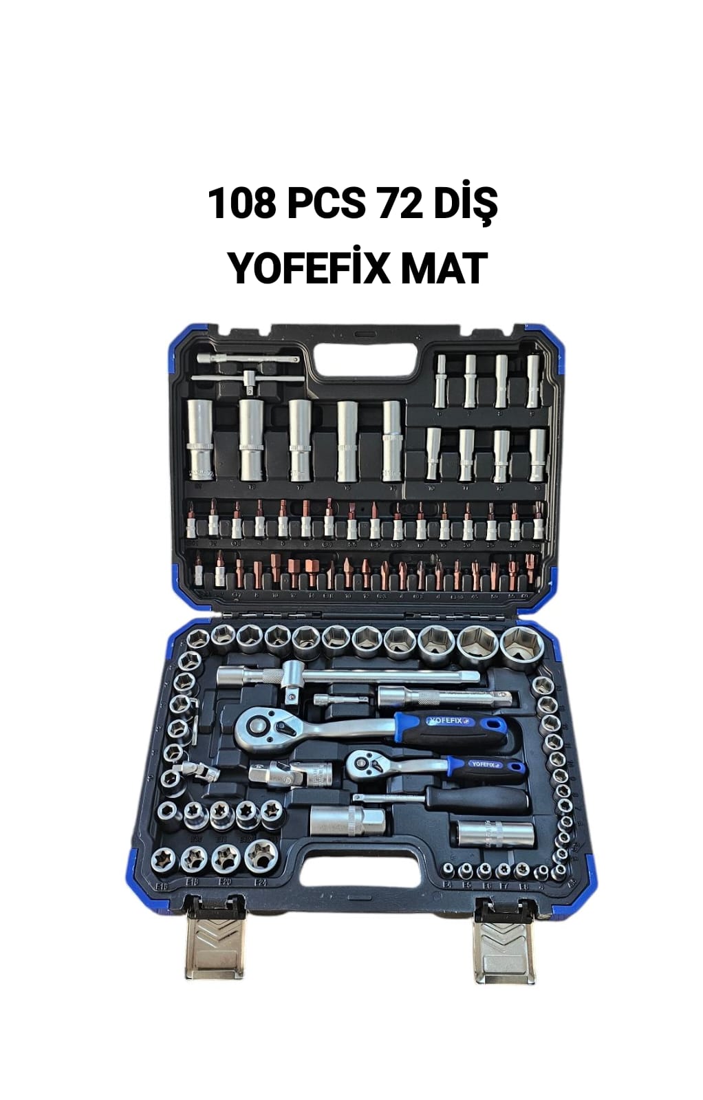 YOFEFIX MAT 108 Parça 72 Diş Lokma Takımı | Hırdavat | TeknoMuaz