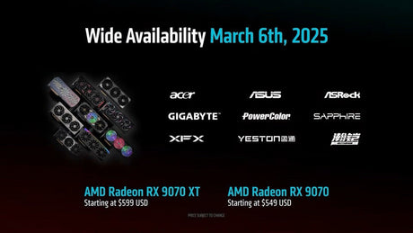 AMD, RX 9070 ve 9070 XT için fiyatlandırma ve kullanılabilirlik açıkladı. - Tekno Muaz