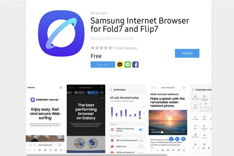 Galaxy Z Fold7 ve Flip7, piyasaya sürülmeden önce kendi Samsung Tarayıcı sürümünü alıyor - Tekno Muaz