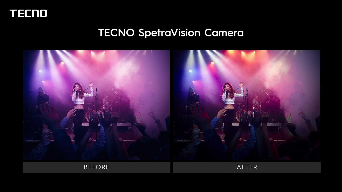 Tecno, renk doğruluğunu artırmak için 2 MP SpectraVision Kamera'yı tanıttı.