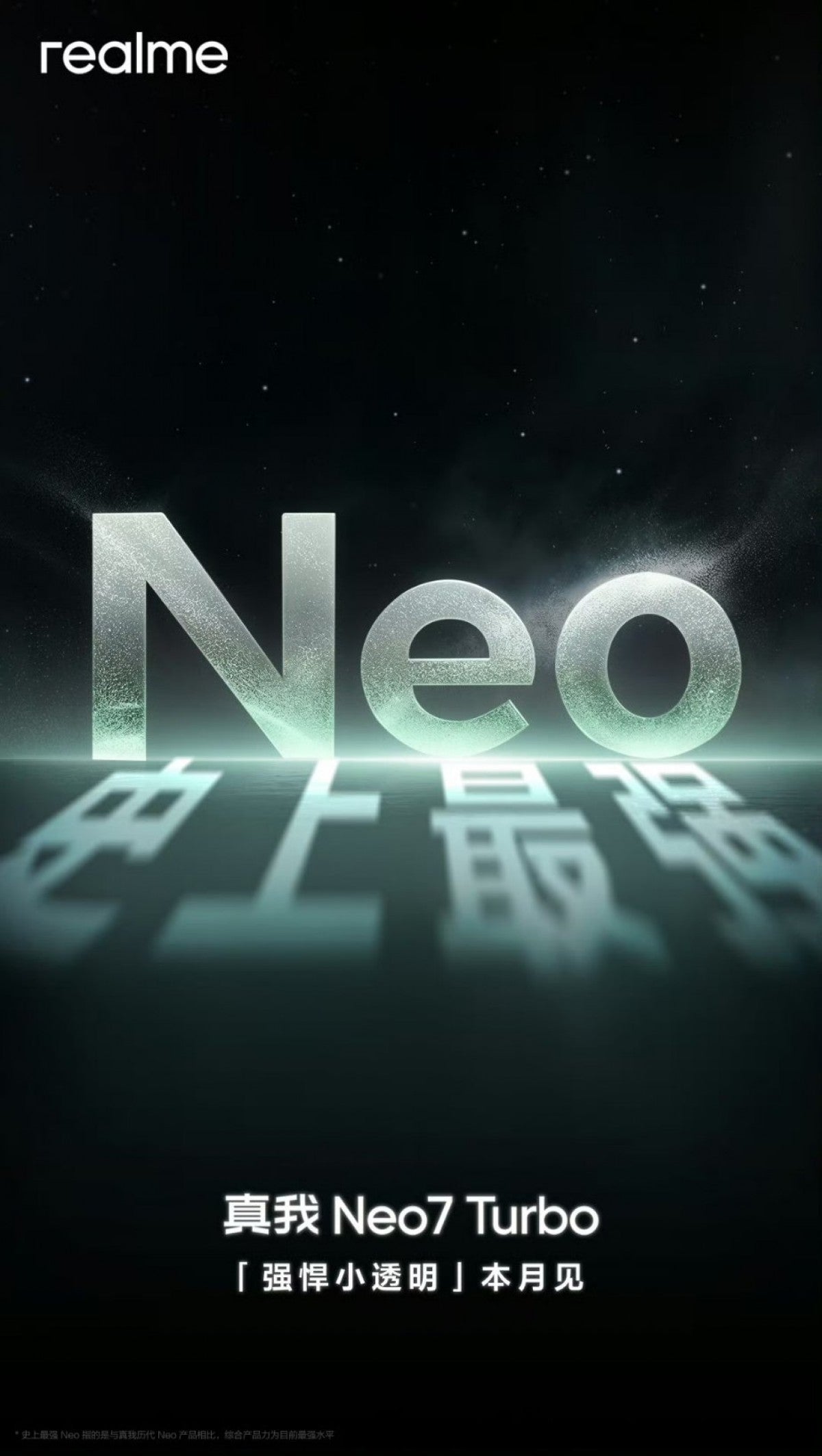 Realme Neo7 Turbo'ya göz kırpıldı