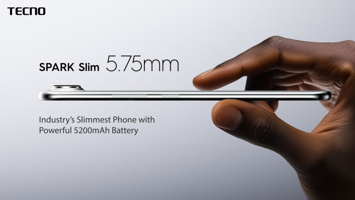 Tecno Spark Slim konsepti inanılmaz 5.75mm profili ile öne çıkıyor