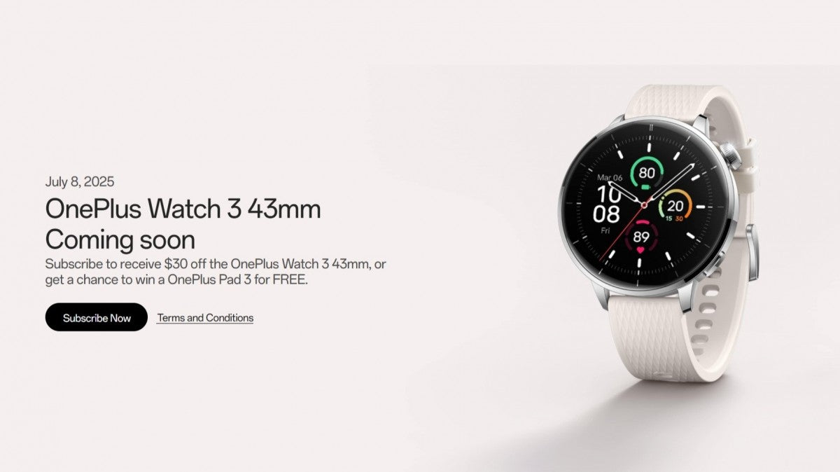 OnePlus Watch 3'ün 43mm modelinin özellikleri ve renk seçenekleri, 8 Temmuz lansmanından önce ortaya çıktı.